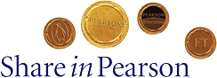 Share in Pearson logo